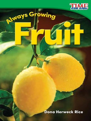cover image of Always Growing: Fruit